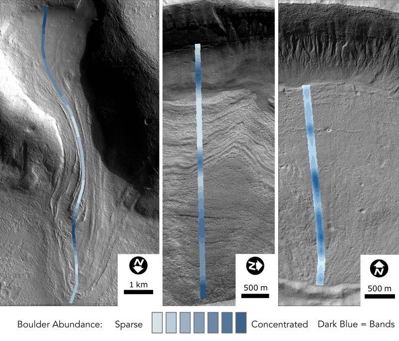 На Марсе нашли следы десятков ледниковых периодов 