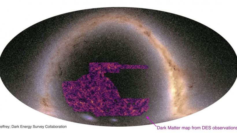 Астрономы создали самую большую карту темной материи Вселенной