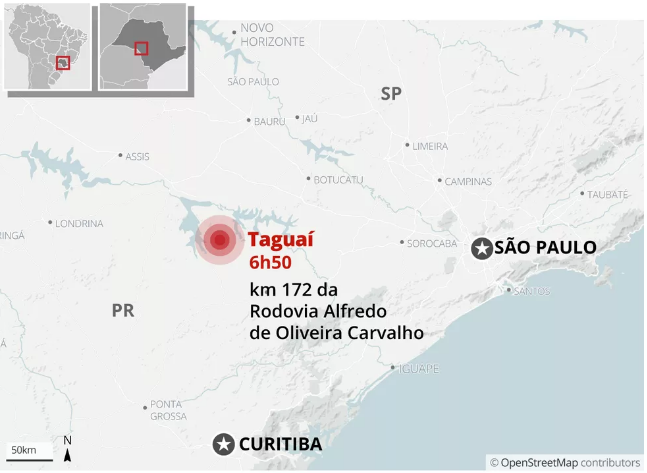 	Страшное ДТП в Бразилии: фура протаранила автобус – погибли 37 человек