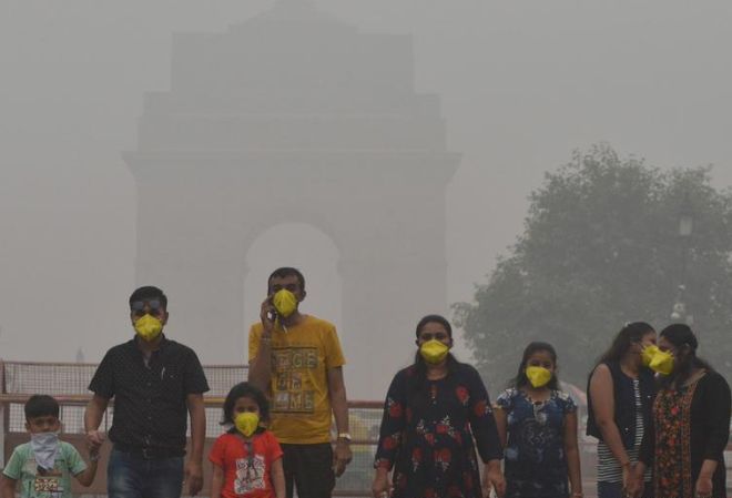 В столице Индии зафиксирован максимальный показатель загрязнения воздуха за год