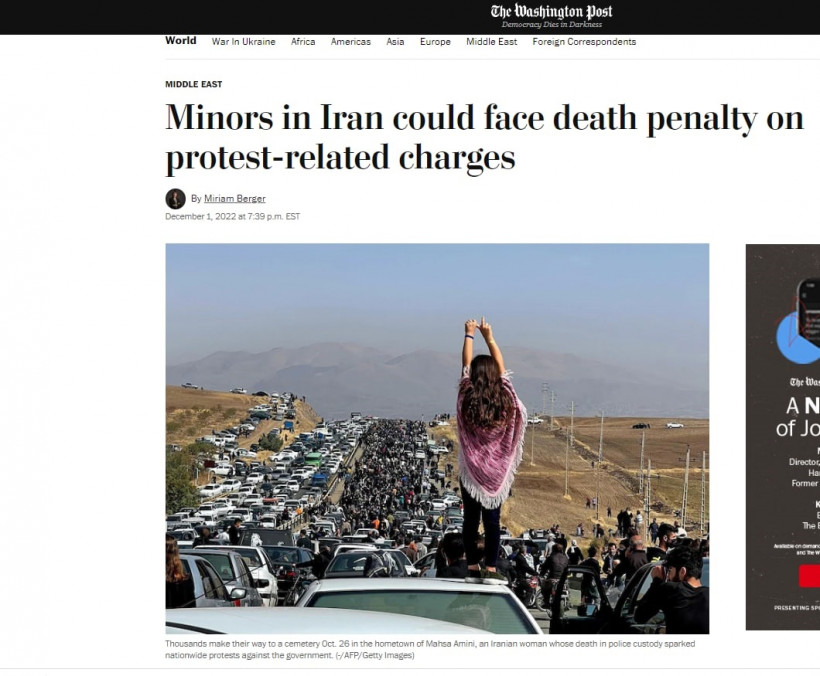 В Ірані можуть стратити підлітків за участь у протестах