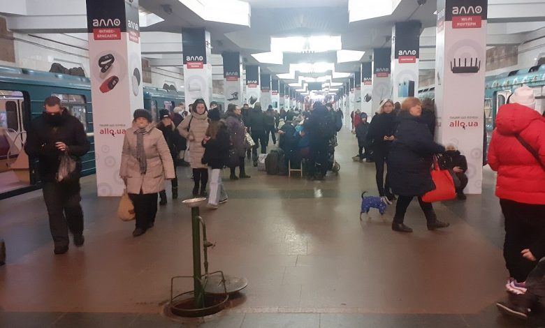 Станція метро «Героїв Праці» в Харкові як укриття