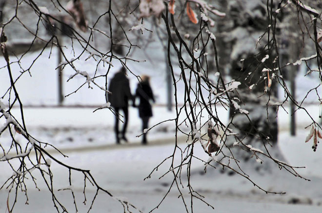 «Желтое» предупреждение: 24 февраля на дорогах Украины ожидается гололедица